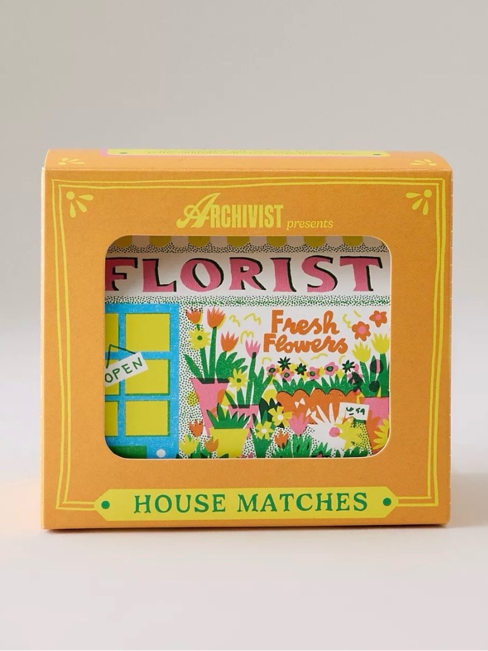 Anthropologie Florist House Matches by Archivist Great Stocking Stuffer New